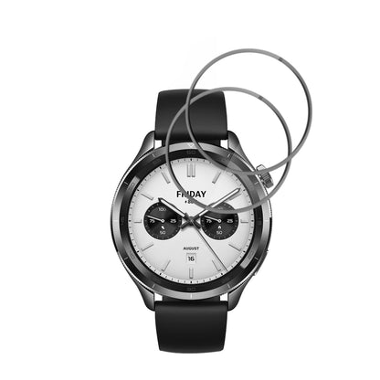 Zaščitna folija Techsuit Nano Flex za Xiaomi Watch S4, Set 2 kosa, Plastika, Črna