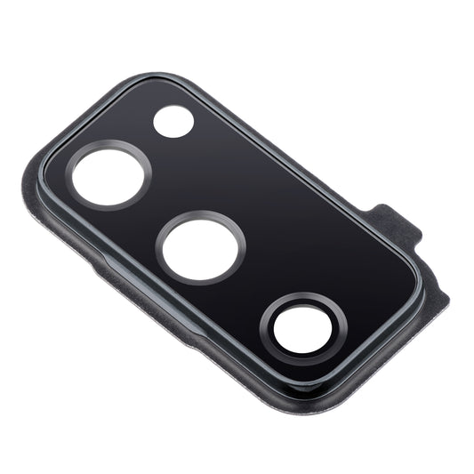 Glass Blitz - steklo za zadnjo kamero Samsung Galaxy S20 FE 5G G781 / S20 FE G780, z okvirjem, črno