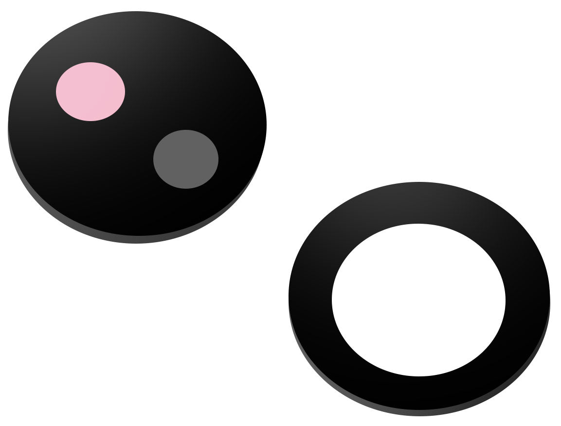 Rear Camera Glass Samsung Galaxy S24 Ultra S928, Laser + Telephoto, Black