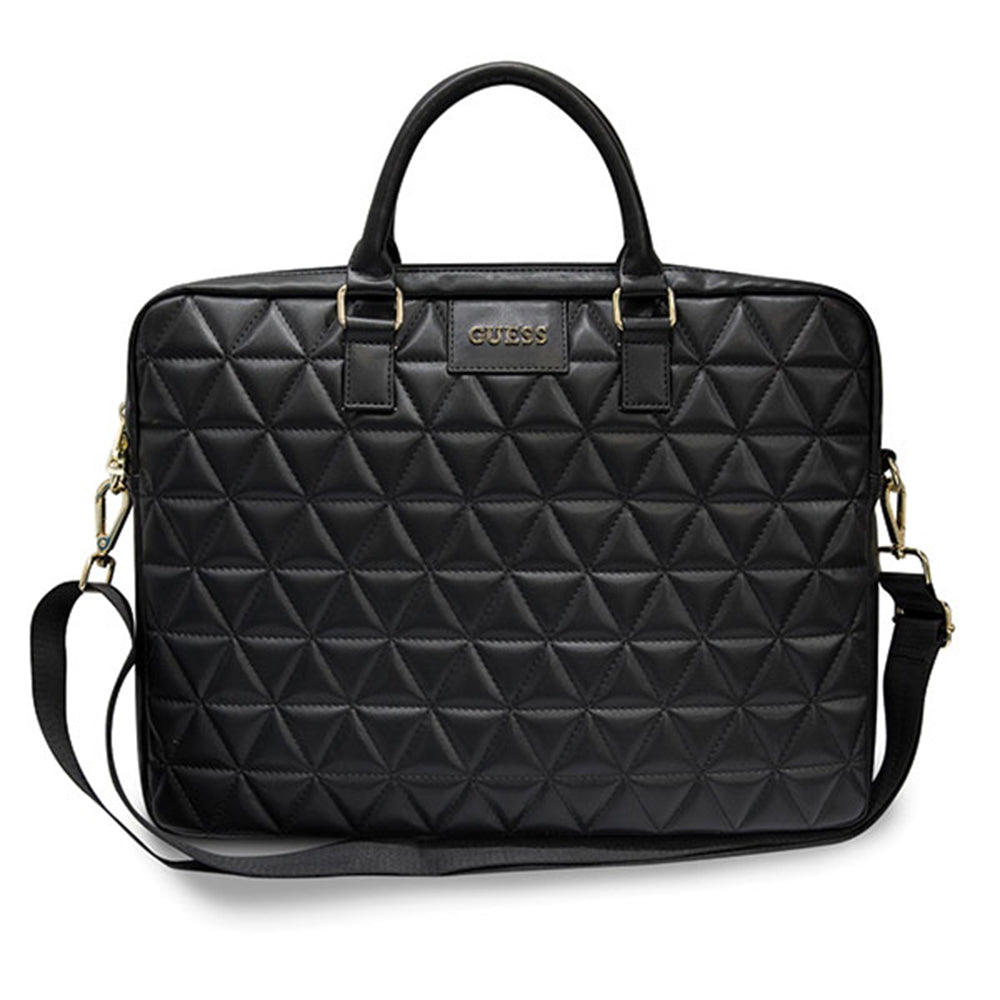 Torba Guess Quilted za prenosnik 15inch, črna