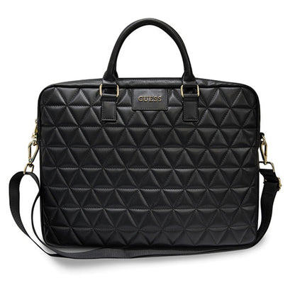 Torba Guess Quilted za prenosnik 15inch, črna