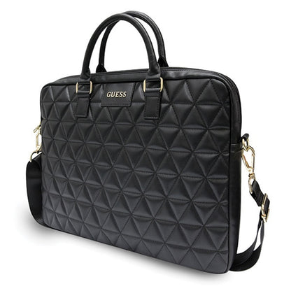 Torba Guess Quilted za prenosnik 15inch, črna