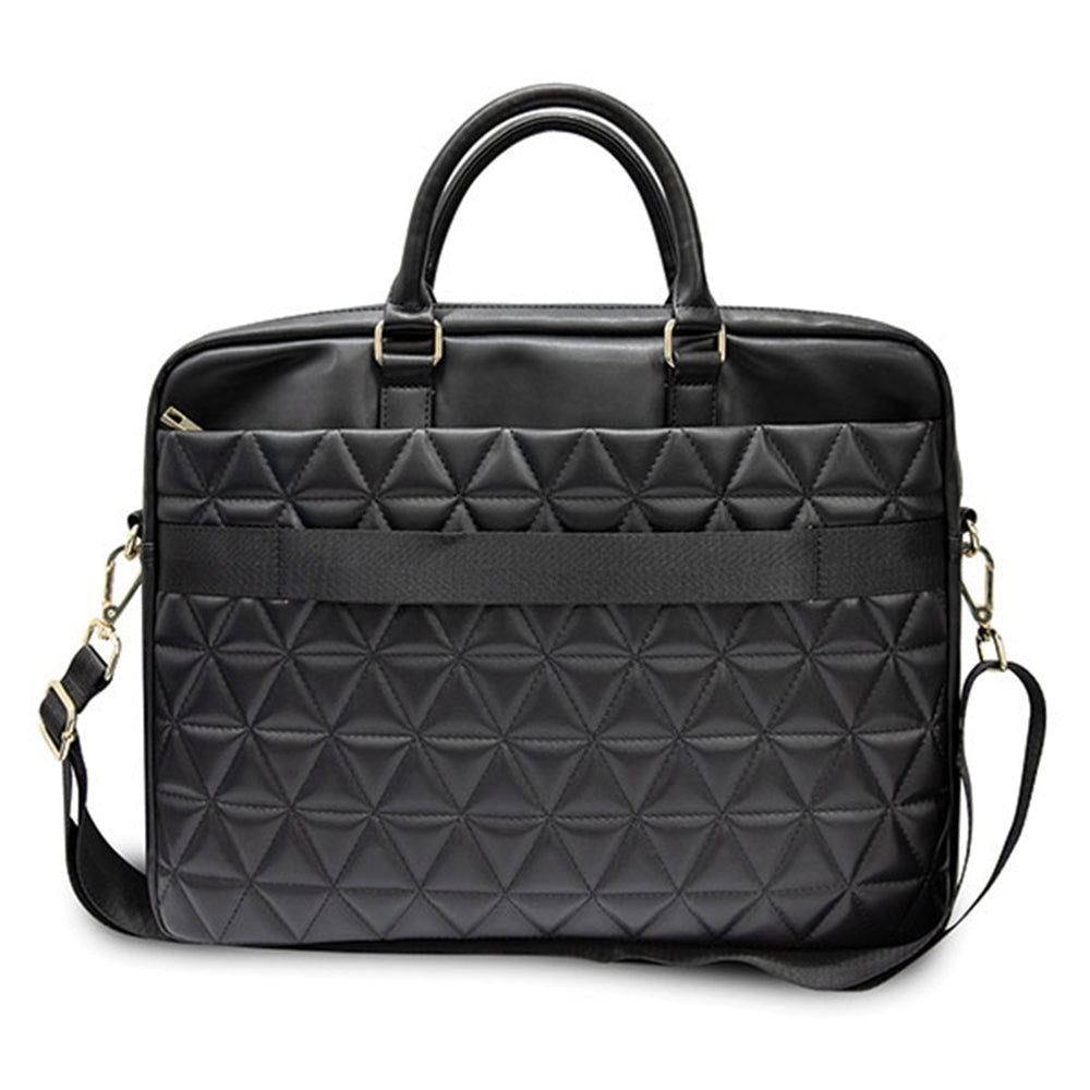 Torba Guess Quilted za prenosnik 15inch, črna