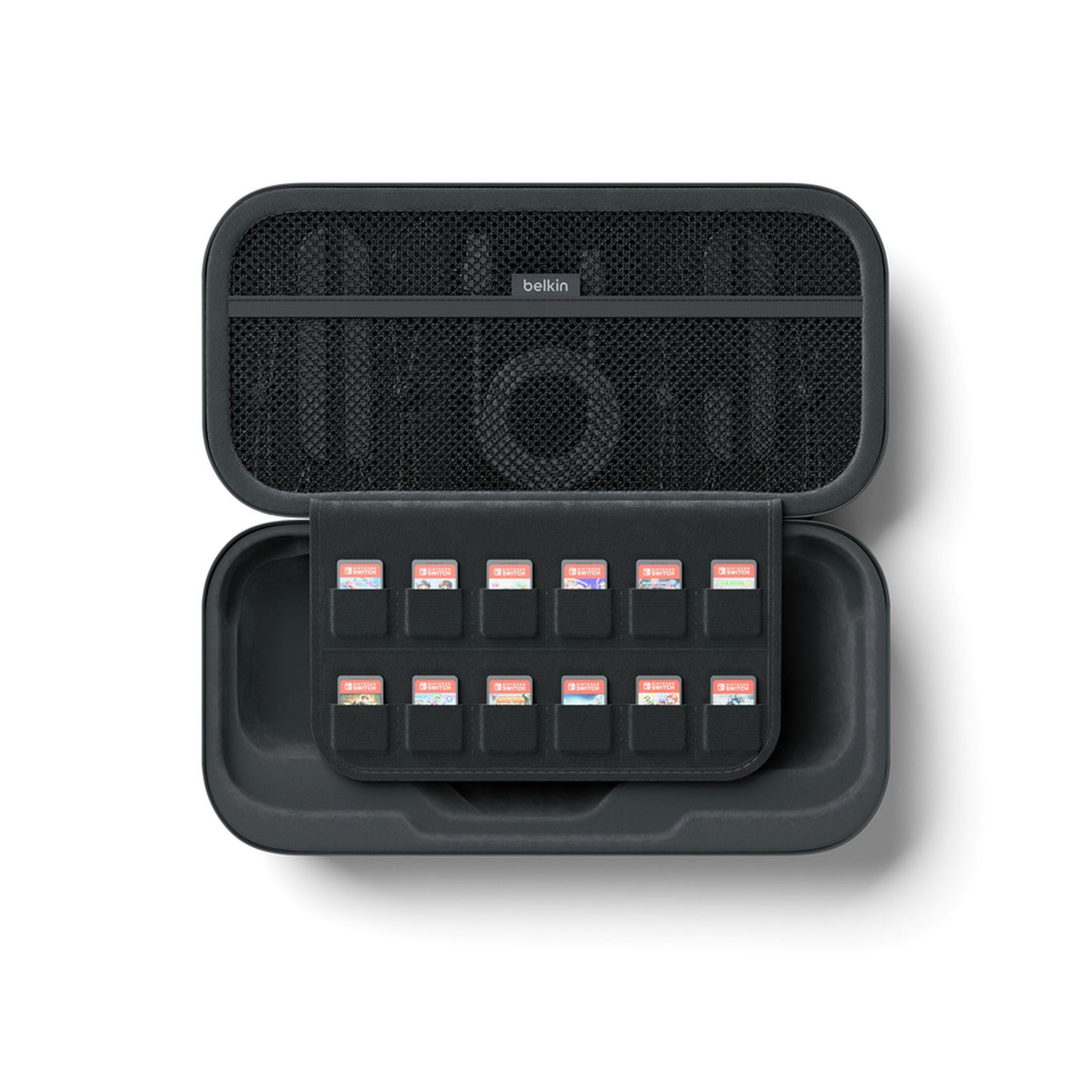 Zaščitna torbica Belkin Charging za konzolo Nintendo Switch 2 / Switch / Switch OLED, siva ENA001hqCH-V2