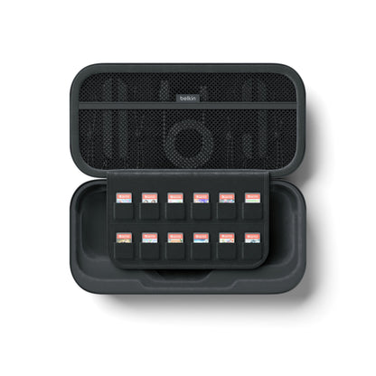 Zaščitna torbica Belkin Charging za konzolo Nintendo Switch 2 / Switch / Switch OLED, siva ENA001hqCH-V2