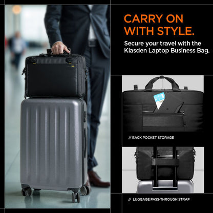 Torba Spigen Klasden za prenosnik 16inch, črna