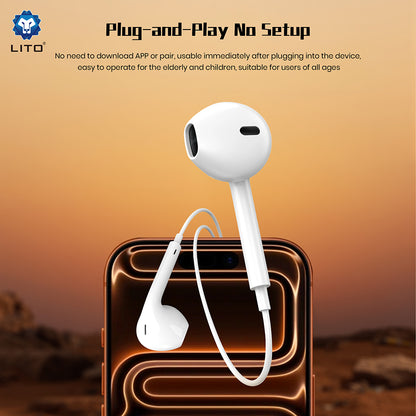 Handsfree 3.5mm Lito LF01A, Bel