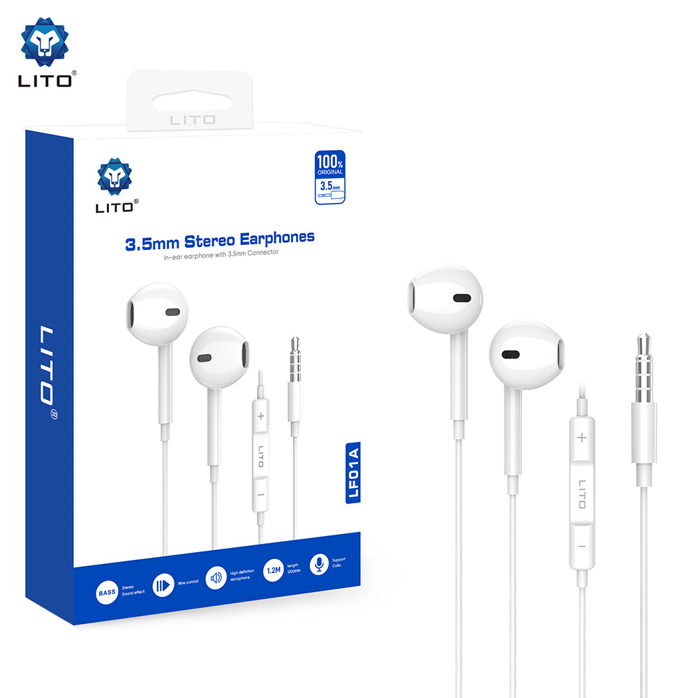 Handsfree 3.5mm Lito LF01A, Bel
