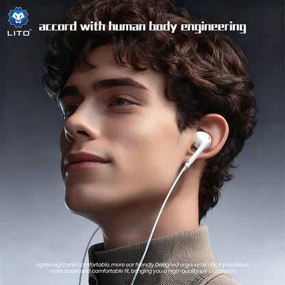 Handsfree 3.5mm Lito LF01A, Bel