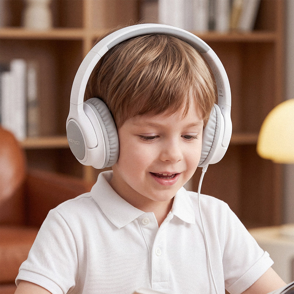 Handsfree 3,5 mm Acefast H18 Kids, siva