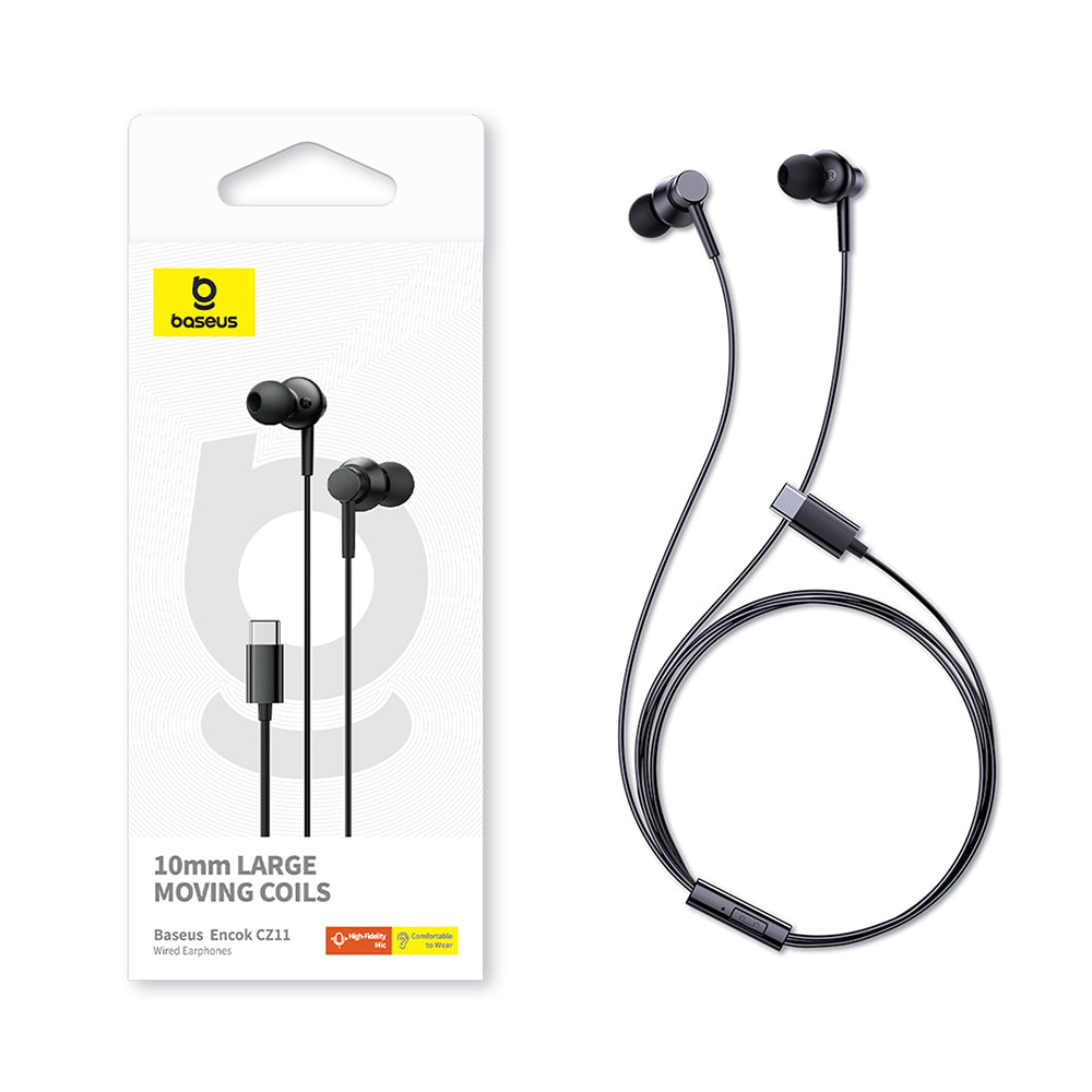 Handsfree USB-C Baseus Encok CZ11, Črna A00164300113-Z1