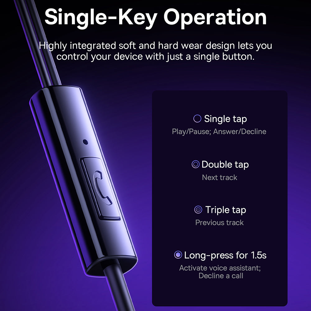 Handsfree USB-C Baseus Encok CZ11, Črna A00164300113-Z1