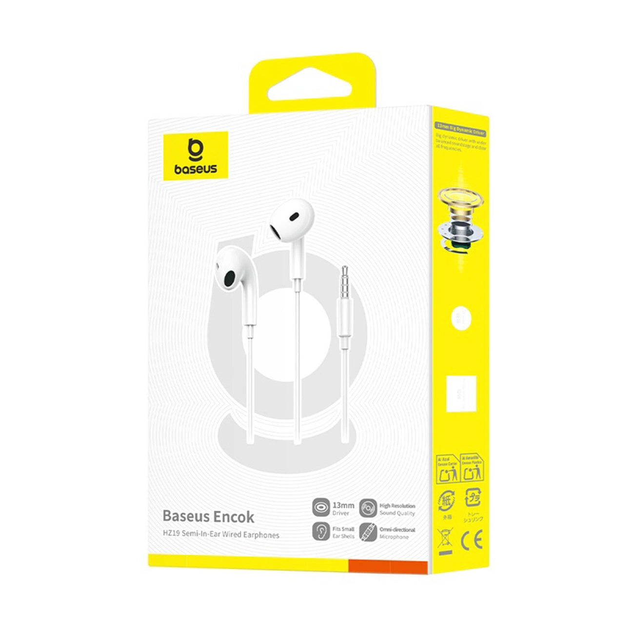 Handsfree 3.5mm Baseus Encok HZ19, Bel A00182301213-00
