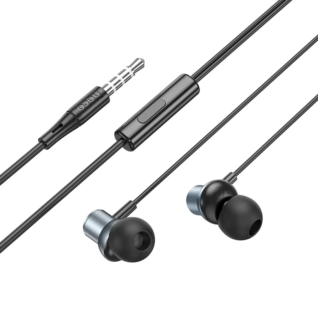 Handsfree 3,5 mm HOCO M110, siva
