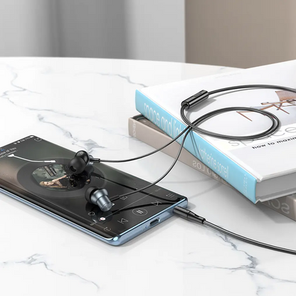 Handsfree 3,5 mm HOCO M110, siva