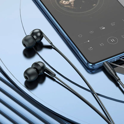 Handsfree 3.5mm HOCO M124, črn