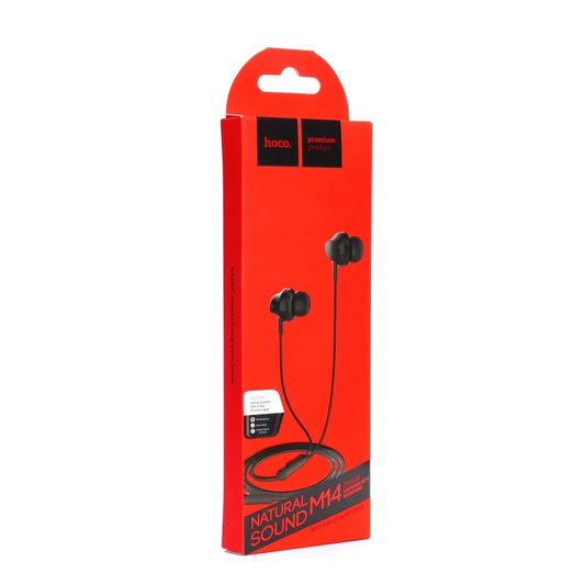 Handsfree 3.5mm HOCO M14, črn