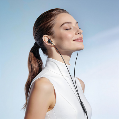 Handsfree 3,5 mm / USB-C HOCO M119A, Črna