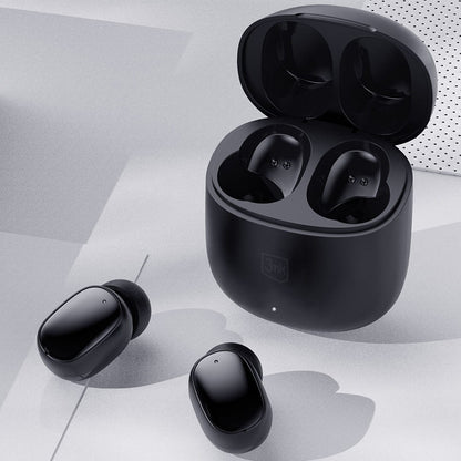 Brezžične slušalke Bluetooth 3MK FlowBuds, TWS, črne