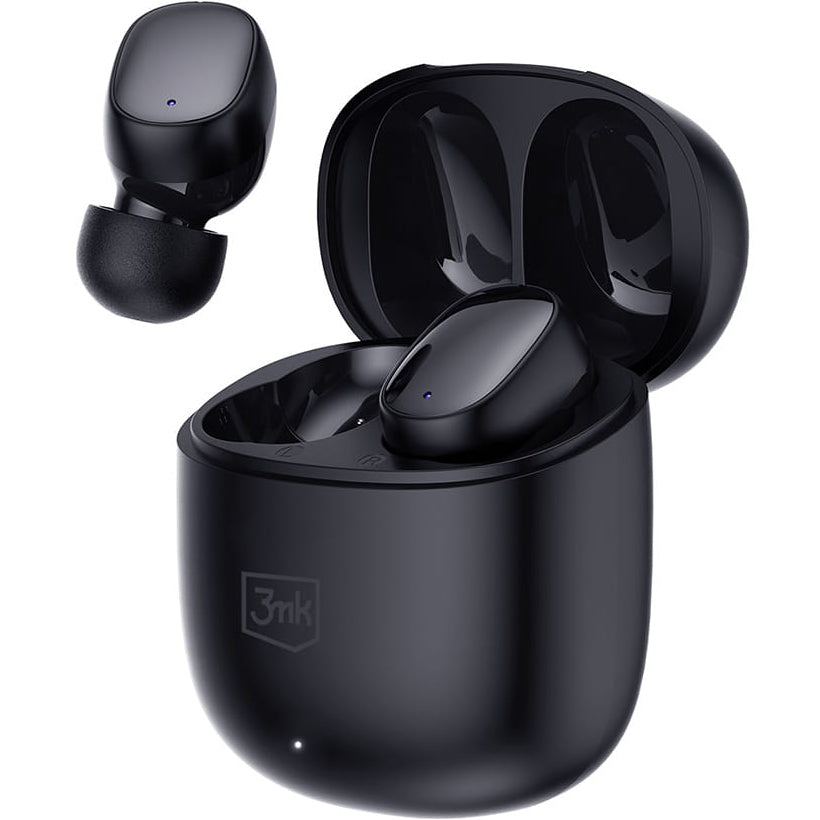 Brezžične slušalke Bluetooth 3MK FlowBuds, TWS, črne