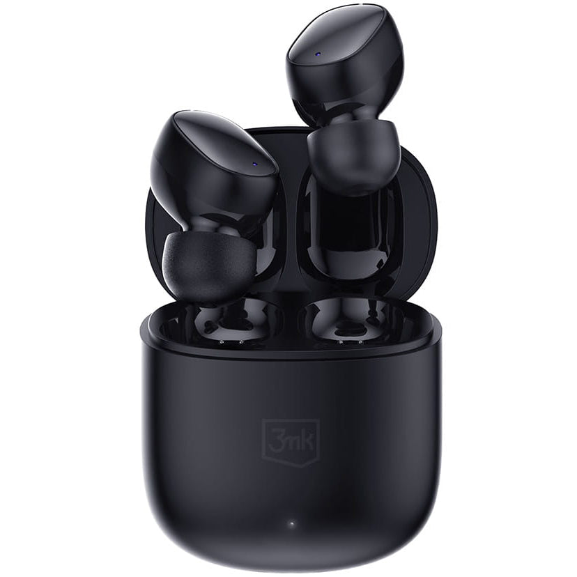 Brezžične slušalke Bluetooth 3MK FlowBuds, TWS, črne