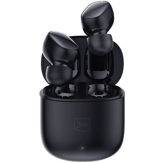 Brezžične slušalke Bluetooth 3MK FlowBuds, TWS, črne