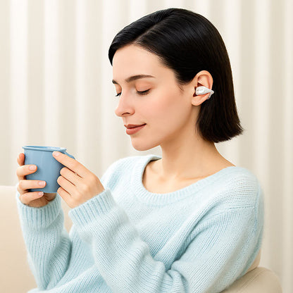 Brezžične slušalke Bluetooth Acefast Aceclip Pro, TWS, bele