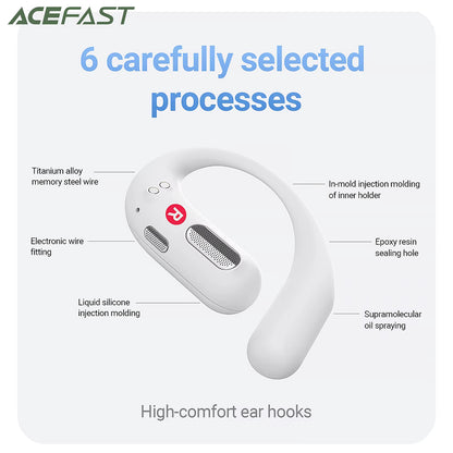 Brezžične slušalke Bluetooth Acefast FA002, TWS, bele