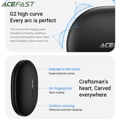 Brezžične slušalke Bluetooth Acefast FA002, TWS, bele