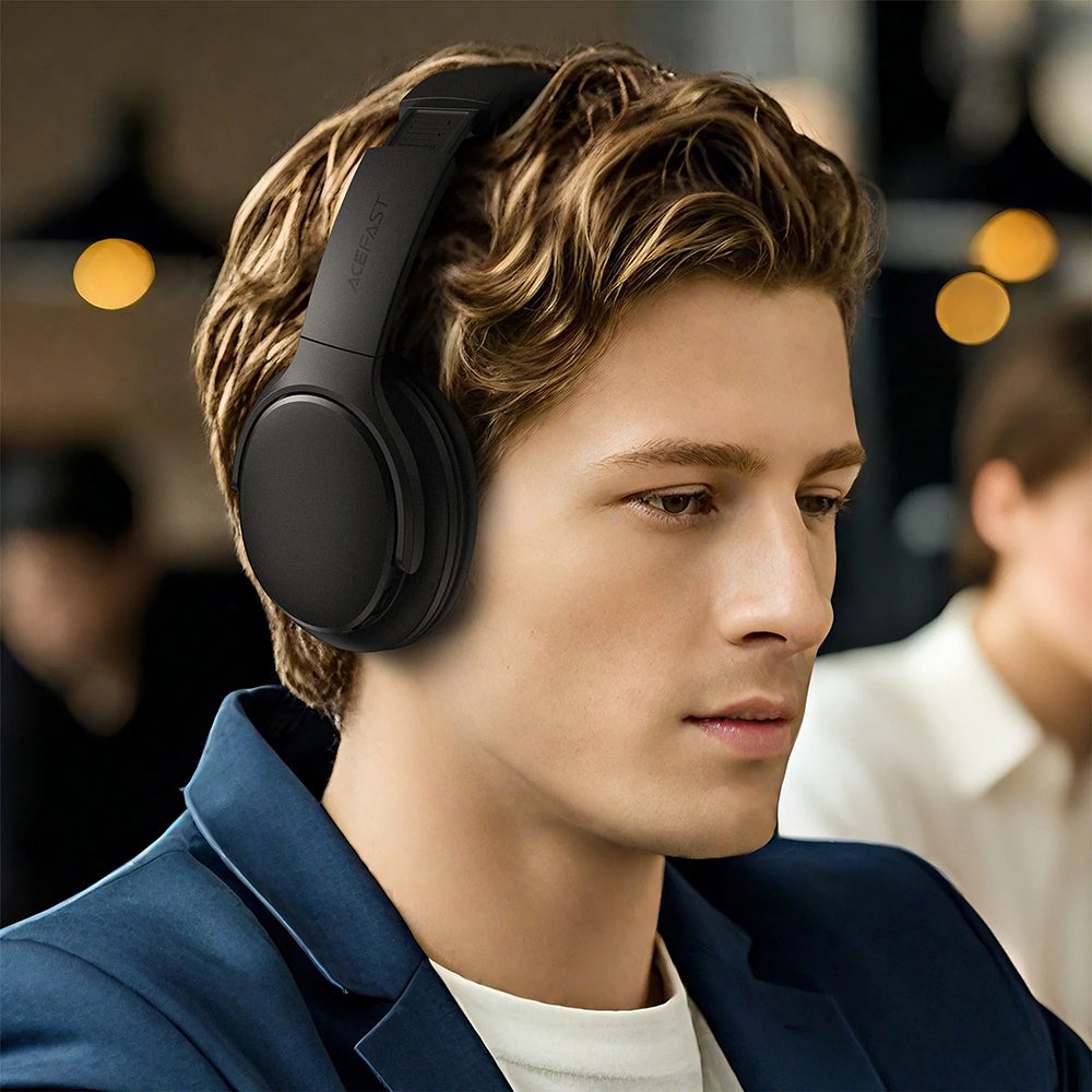 Brezžične slušalke Bluetooth Acefast H10, A2DP, črne