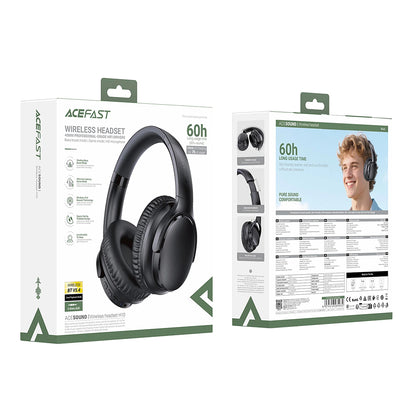Brezžične slušalke Bluetooth Acefast H10, A2DP, črne