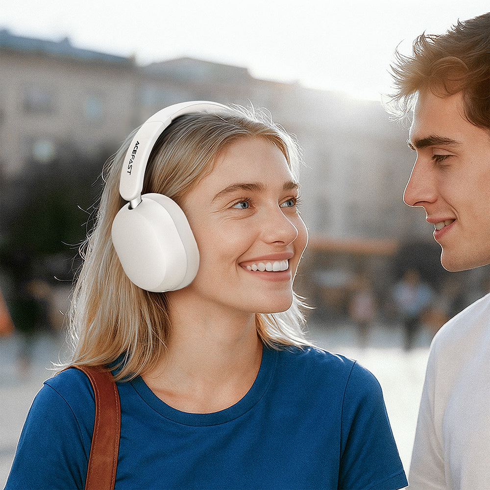 Brezžične slušalke Bluetooth Acefast H12, A2DP, ANC, črne
