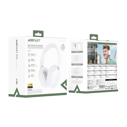 Brezžične slušalke Bluetooth Acefast H12, A2DP, ANC, črne