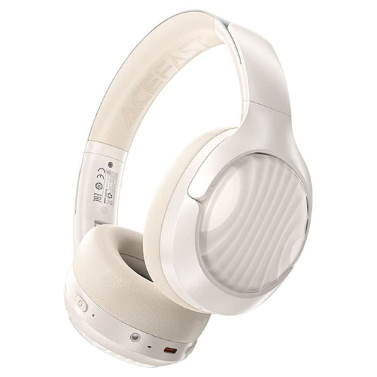 Brezžične slušalke Bluetooth Acefast H5, A2DP, ANC, Bela