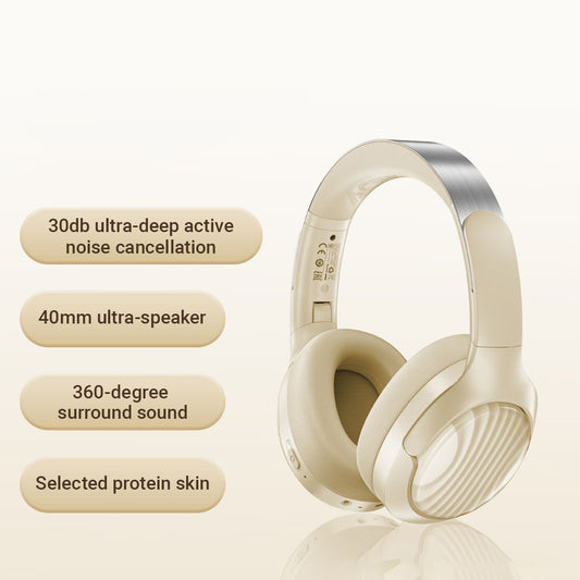Brezžične slušalke Bluetooth Acefast H5, A2DP, ANC, Bela