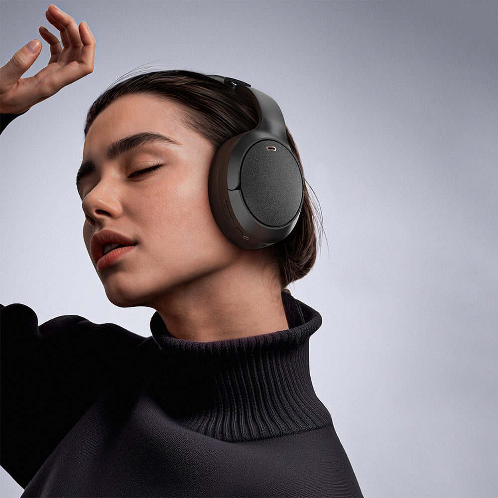 Brezžične slušalke Bluetooth Acefast H6, A2DP, ANC, črne