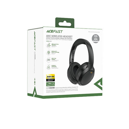 Brezžične slušalke Bluetooth Acefast H6, A2DP, ANC, črne
