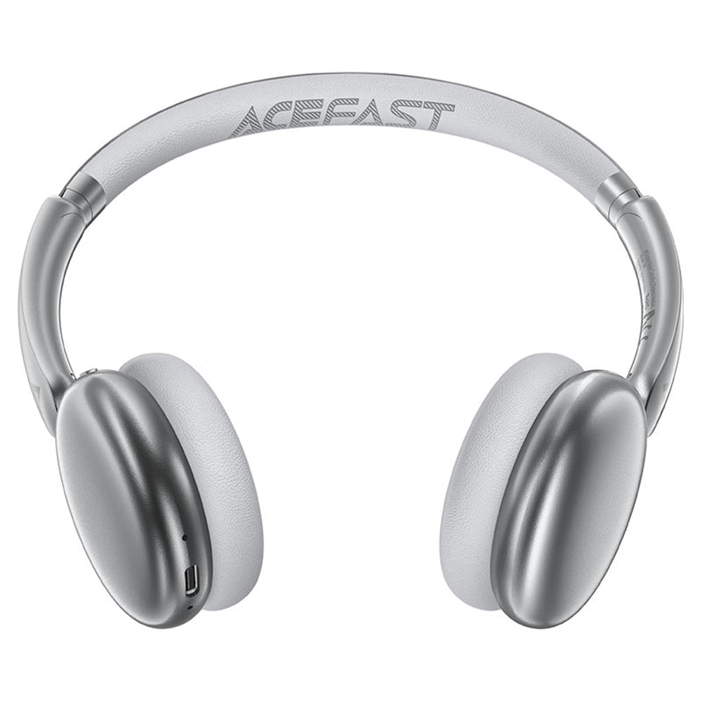 Brezžične slušalke Bluetooth Acefast H8, A2DP, ANC, Srebrne