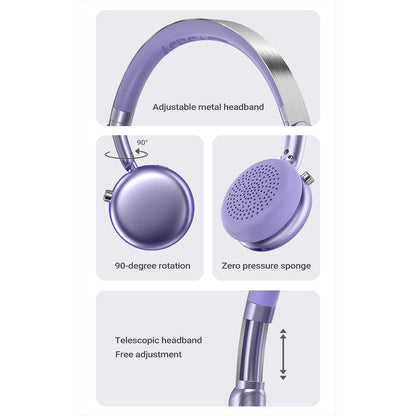 Brezžične slušalke Bluetooth Acefast H8, A2DP, ANC, Srebrne