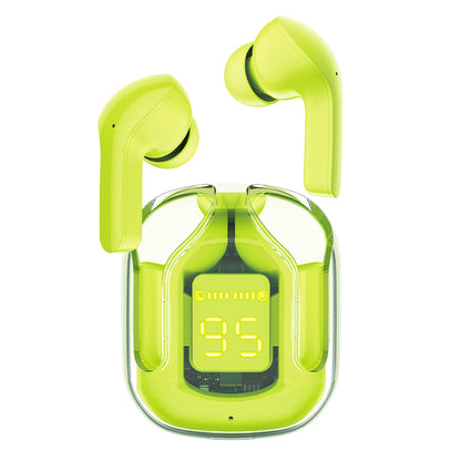 Brezžične slušalke Bluetooth Acefast T6, TWS, zelene