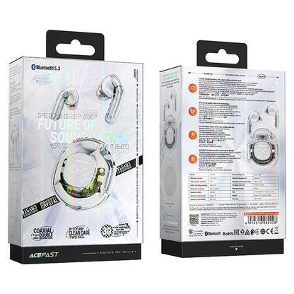 Brezžične slušalke Bluetooth Acefast T8, TWS, bele