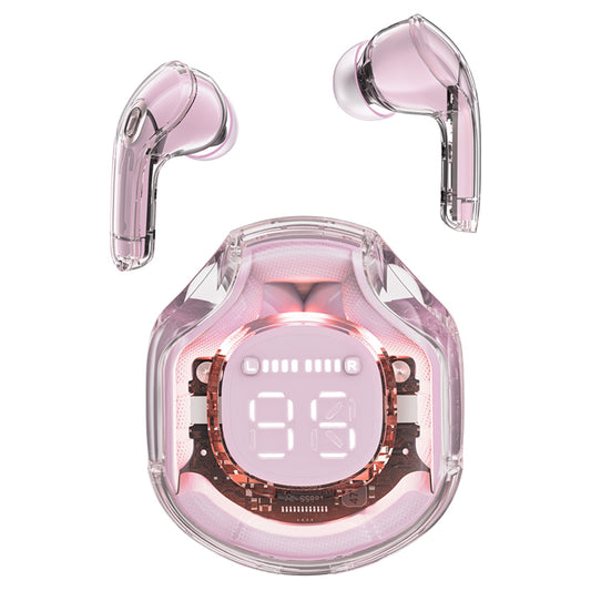 Brezžične slušalke Bluetooth Acefast T8, TWS, Roza