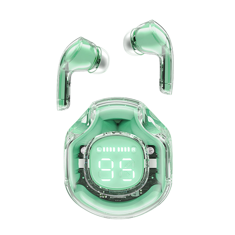 Brezžične slušalke Bluetooth Acefast T8, TWS, zelene