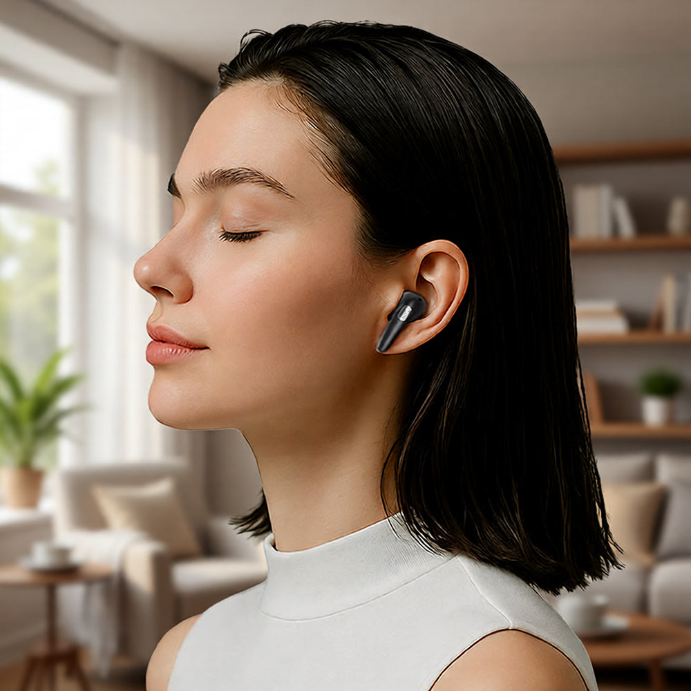 Brezžične slušalke Bluetooth Acefast W3, TWS, ANC, Kaki