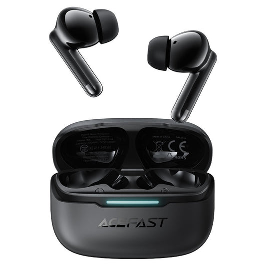 Brezžične slušalke Bluetooth Acefast W5, TWS, ANC, črne