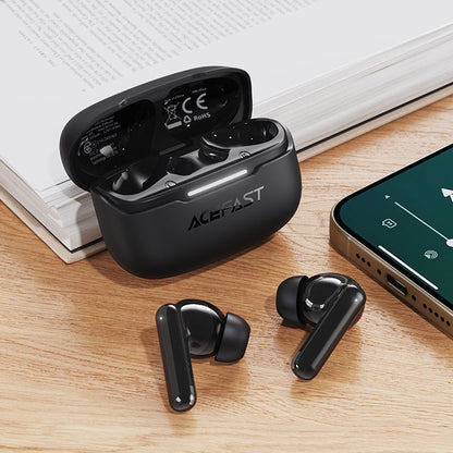 Brezžične slušalke Bluetooth Acefast W5, TWS, ANC, črne