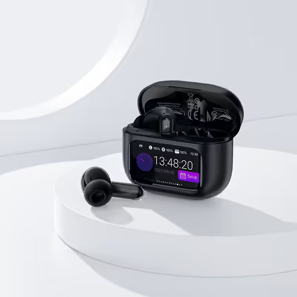 Brezžične slušalke Bluetooth Acefast W6, TWS, ANC, črne