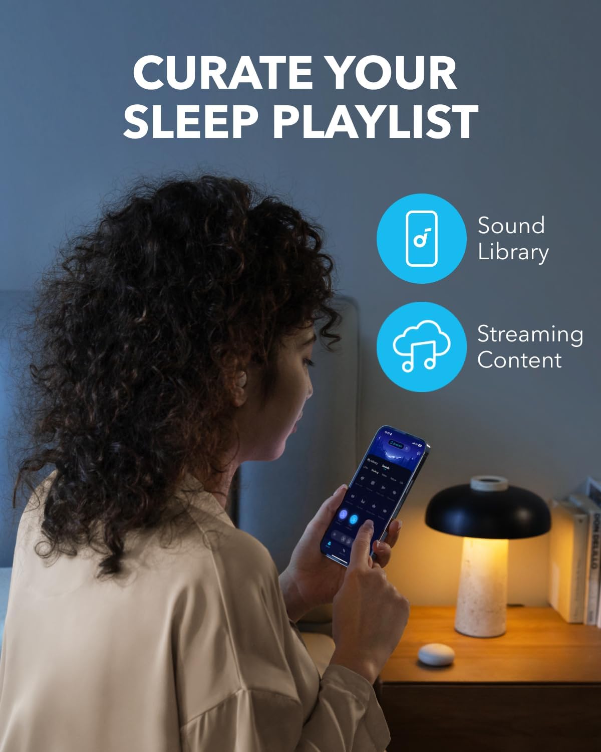 Handsfree Bluetooth Anker SoundCore Sleep A20, TWS, Bel A6611G21