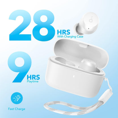 Brezžične slušalke Bluetooth Anker SoundCore A25i, TWS, Bela A3948G21