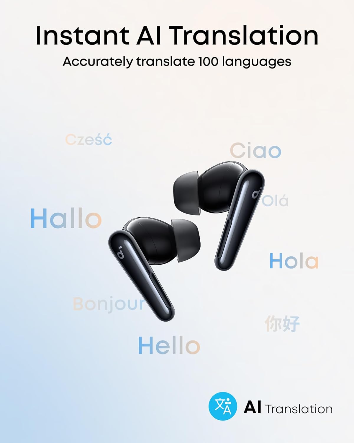 Bluetooth prostoročne slušalke Anker SoundCore Liberty 4 Pro, TWS, ANC, črne A3954G11